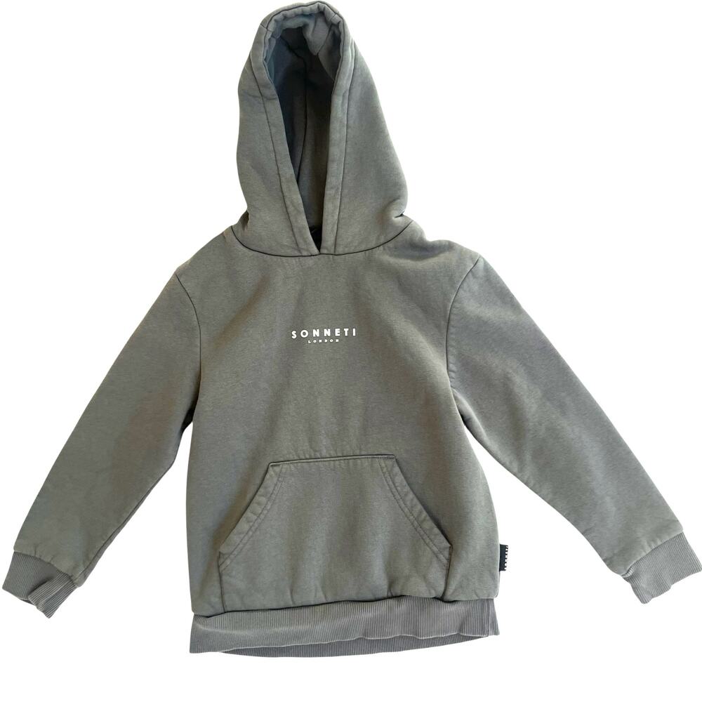 Sonneti London Kids/Junior Medium Charcoal Pullover Hoodie – Youth Size (10-12)